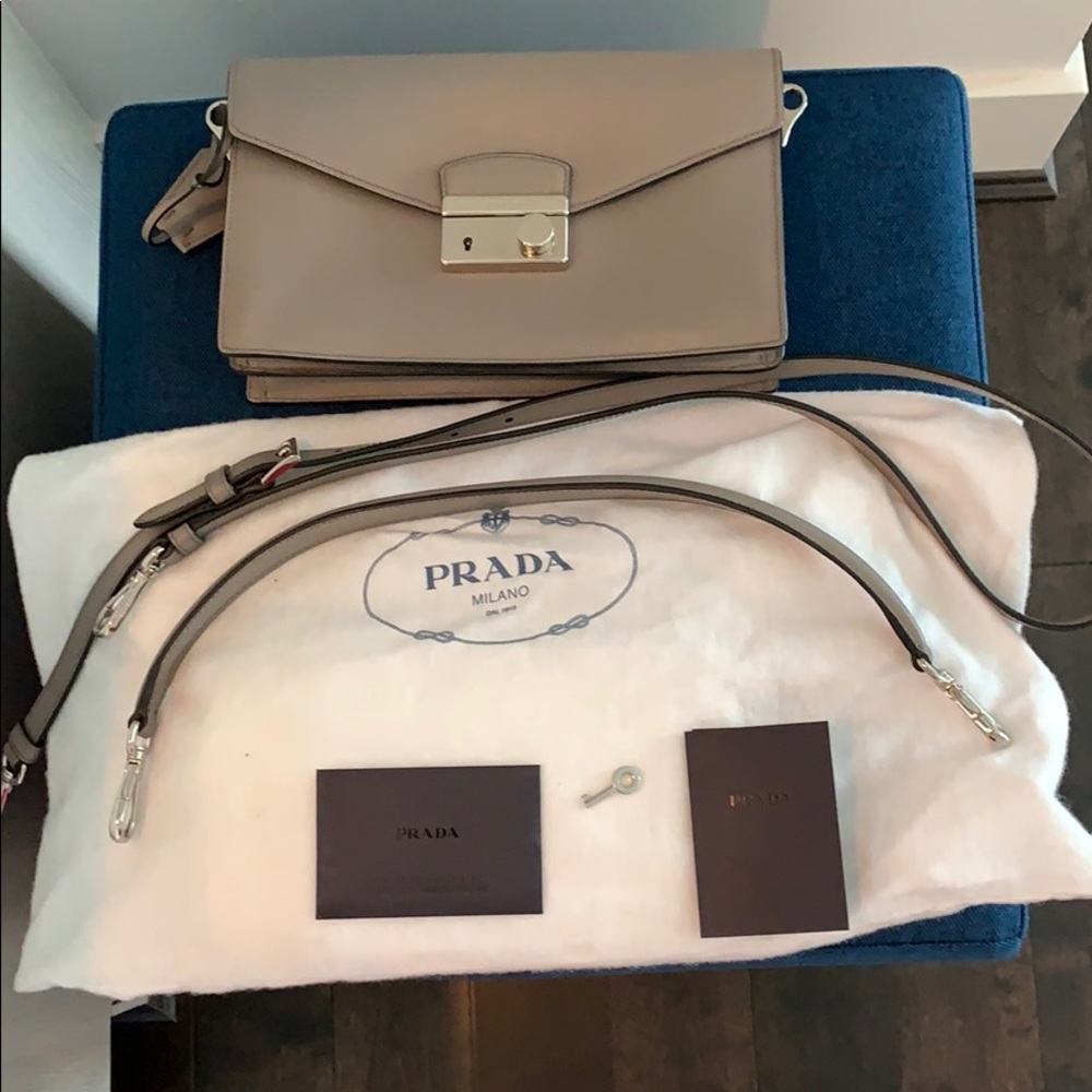 REDUCED!!! PRADA Saffiano Lux Sound